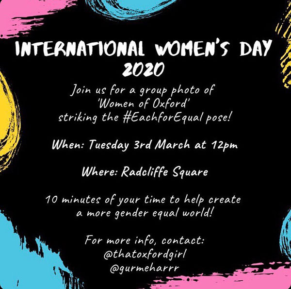 International Womens Day Oxford 2020