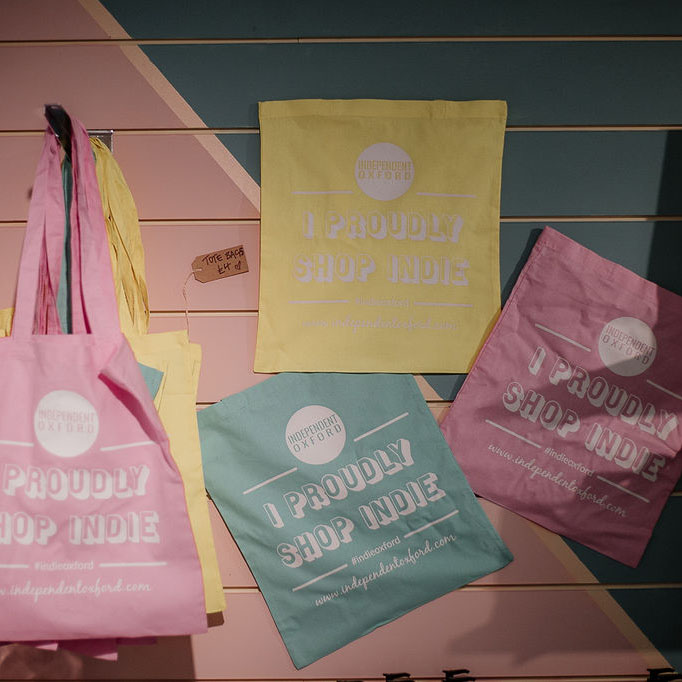 indie oxford tote bags