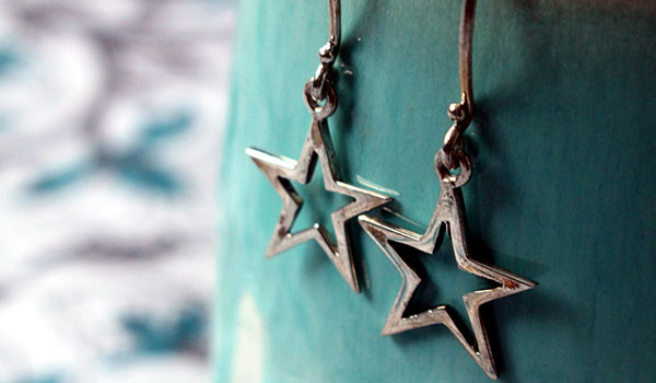 Fairtrade St Michaels star earrings