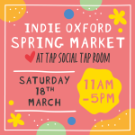 indie oxford spring market tap social