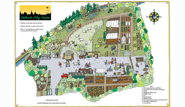 Oxford City Farm map