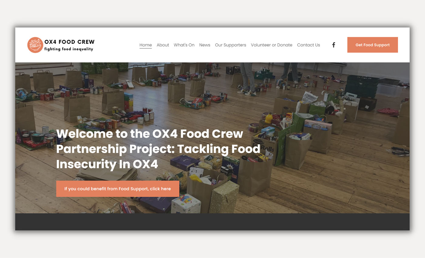 Bitten Digital OX4 Food Crew website